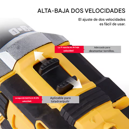 Taladro Inalámbrico 48V Profesional + Kit de Accesorios
